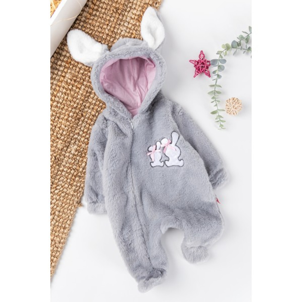 Babymod Tavşan Figürlü Welsoft Peluş Astronot Kız Bebek Tulum Bebek Tulumu Fiyatı