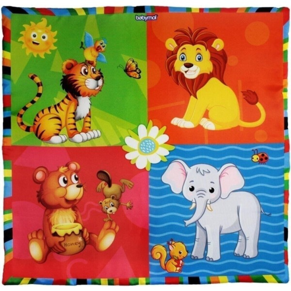 Babymol Oyuncaklı Oyun Minderi - 0,60 x 19 x 29 cm - Renkli Oyuncak Fiyatı