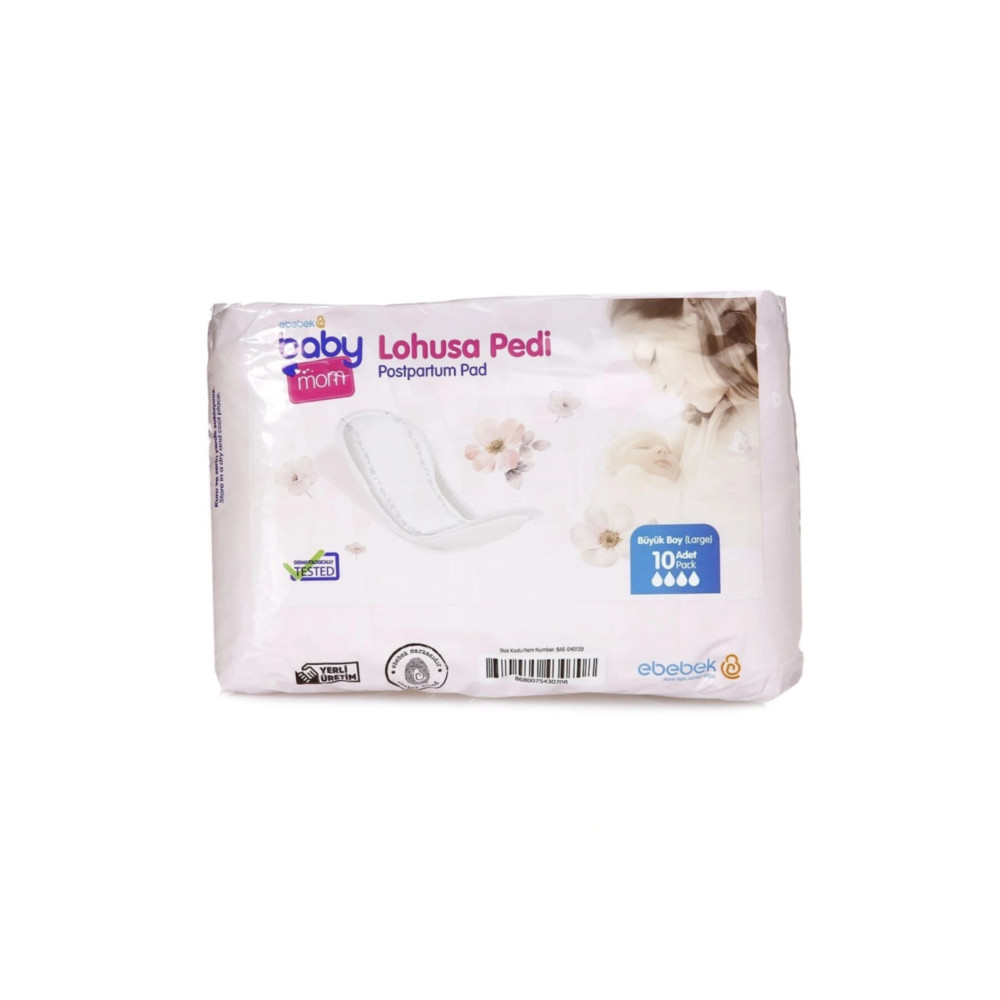 Baby&Mom E Bebek Baby Mom Lohusa Pedi Büyük Boy 10lu Hijyenik Pedler ve Tamponlar Fiyatı