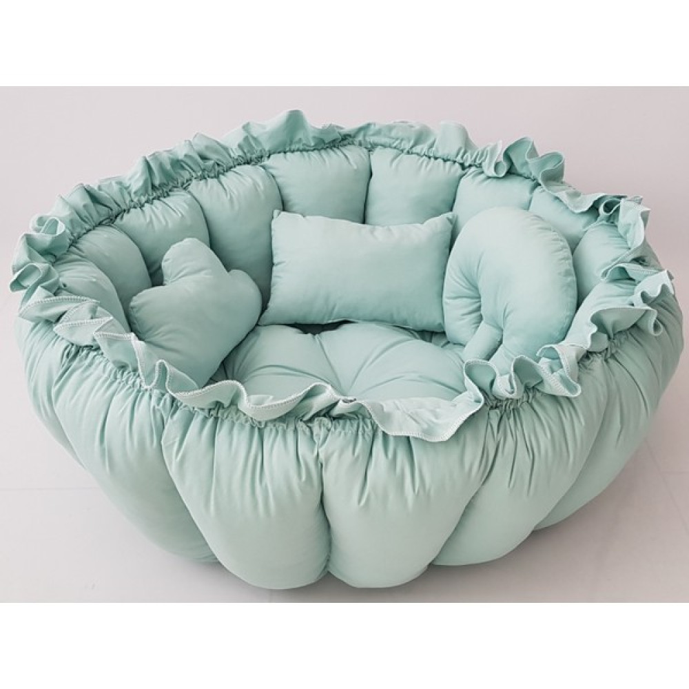 Babynest Dünyası Babynestdunyasi Babynest-Uyku ve Oyun Minderi - Su Yeşili Ana Kucağı ve Oto Koltuğu Fiyatı