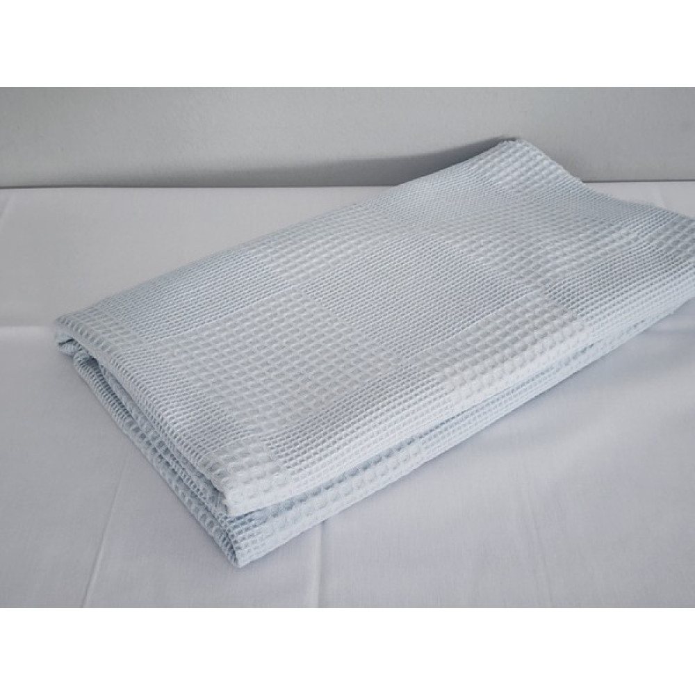Babynest Dünyası Waffle Pike Bebek Battaniyesi Organik Pamuk 70X90 Ebat - 70 x 90 cm - Mavi Bebek Battaniyesi Fiyatı