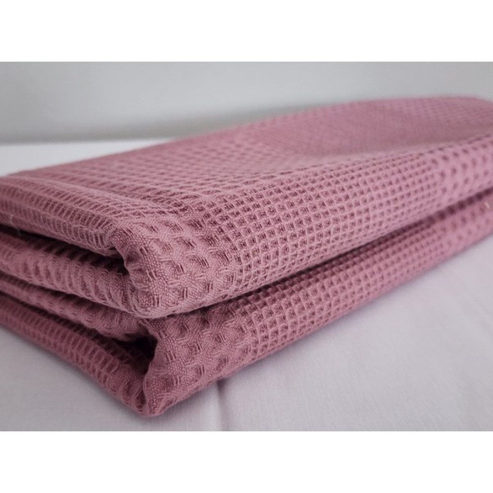 Babynest Dünyası Waffle Pike Bebek Battaniyesi Organik Pamuk 70X90 Ebatında Tek Kat - 70 x 90 cm - Gül Kurusu Bebek Battaniyesi Fiyatı