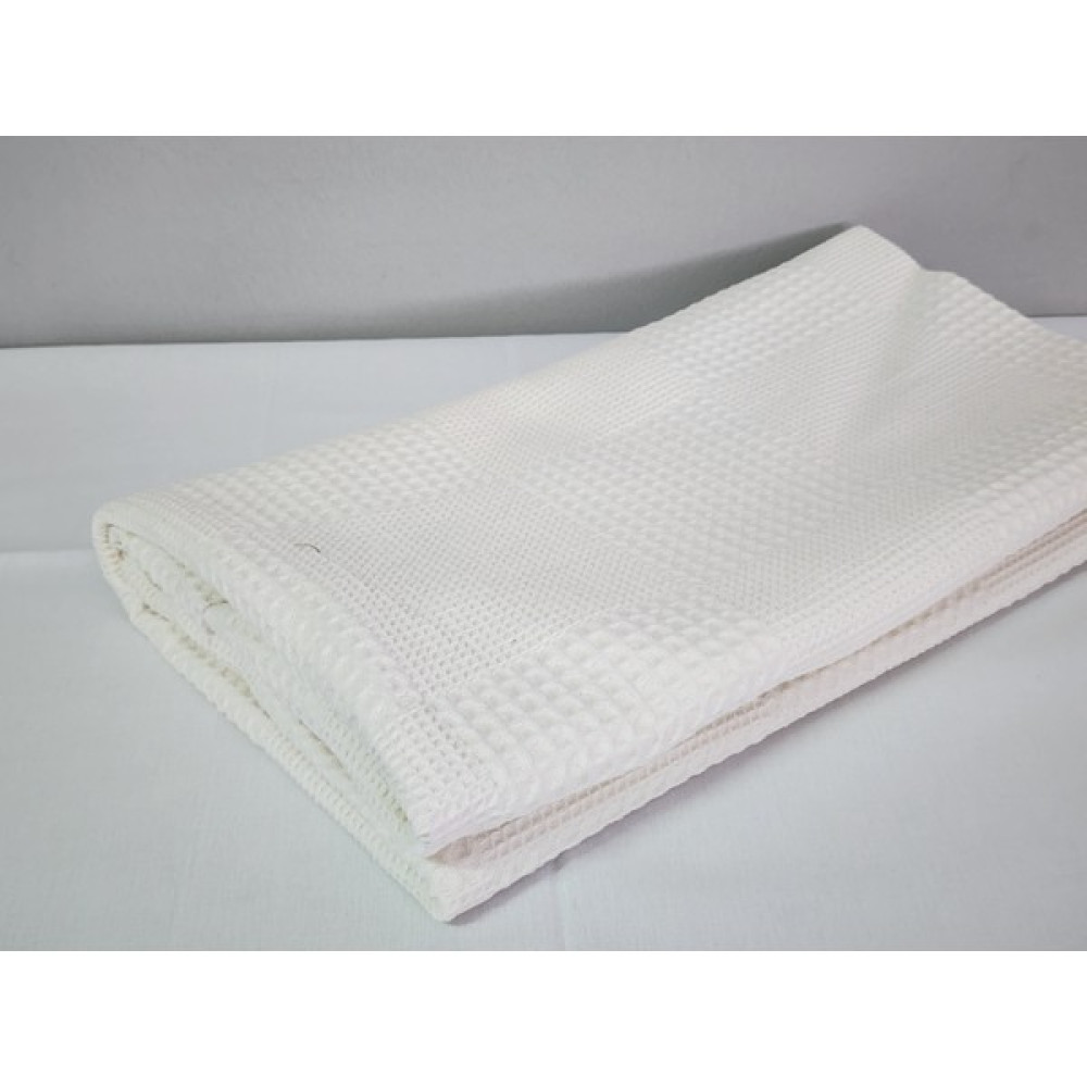 Babynest Dünyası Waffle Pike Bebek Battaniyesi Organik Pamuk 70X90 Ebatında Tek Kat - 70 x 90 cm - Krem Bebek Battaniyesi Fiyatı