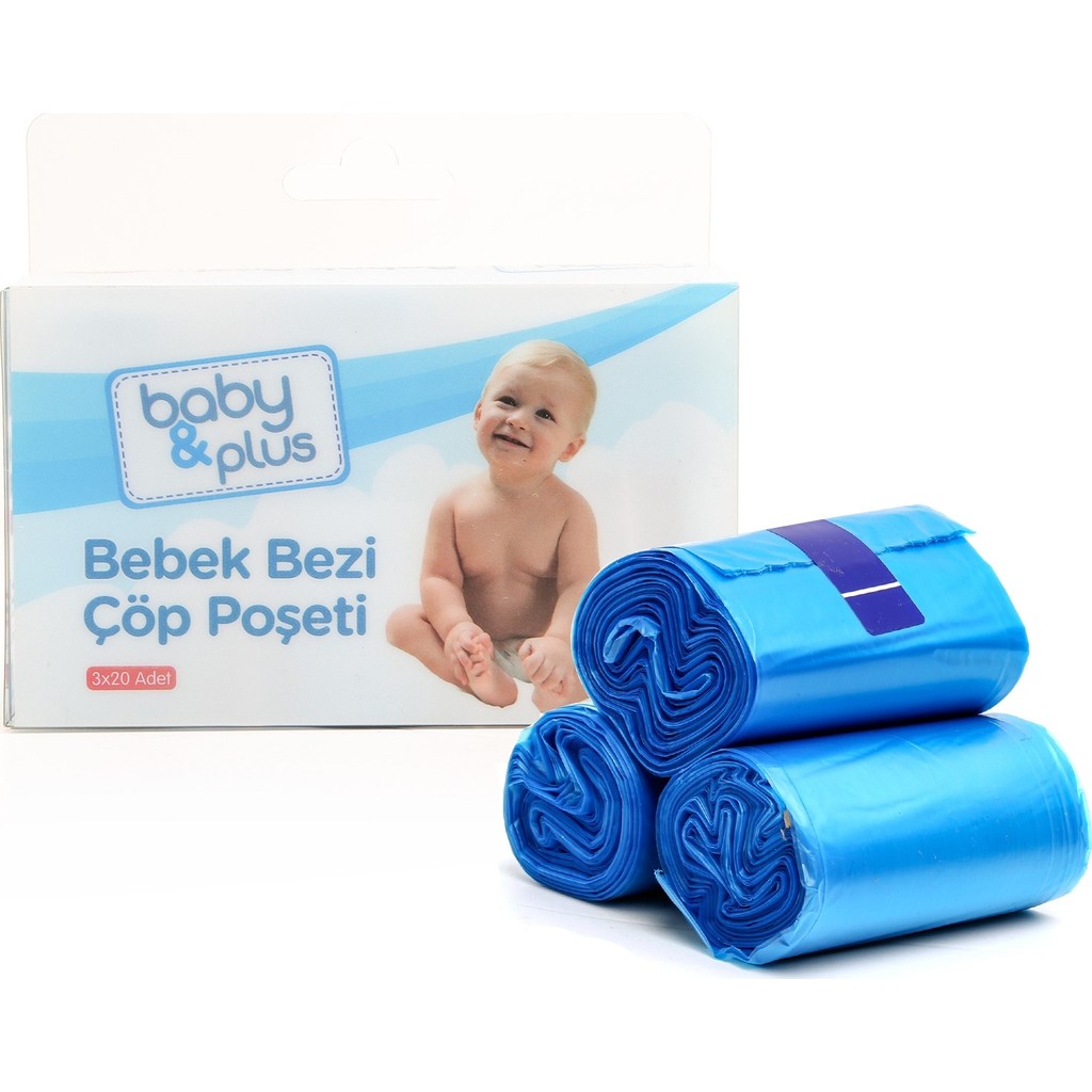 Baby&Plus Bebek Bezi Çöp Poşeti 60 Adet Bebek Bezi Fiyatı
