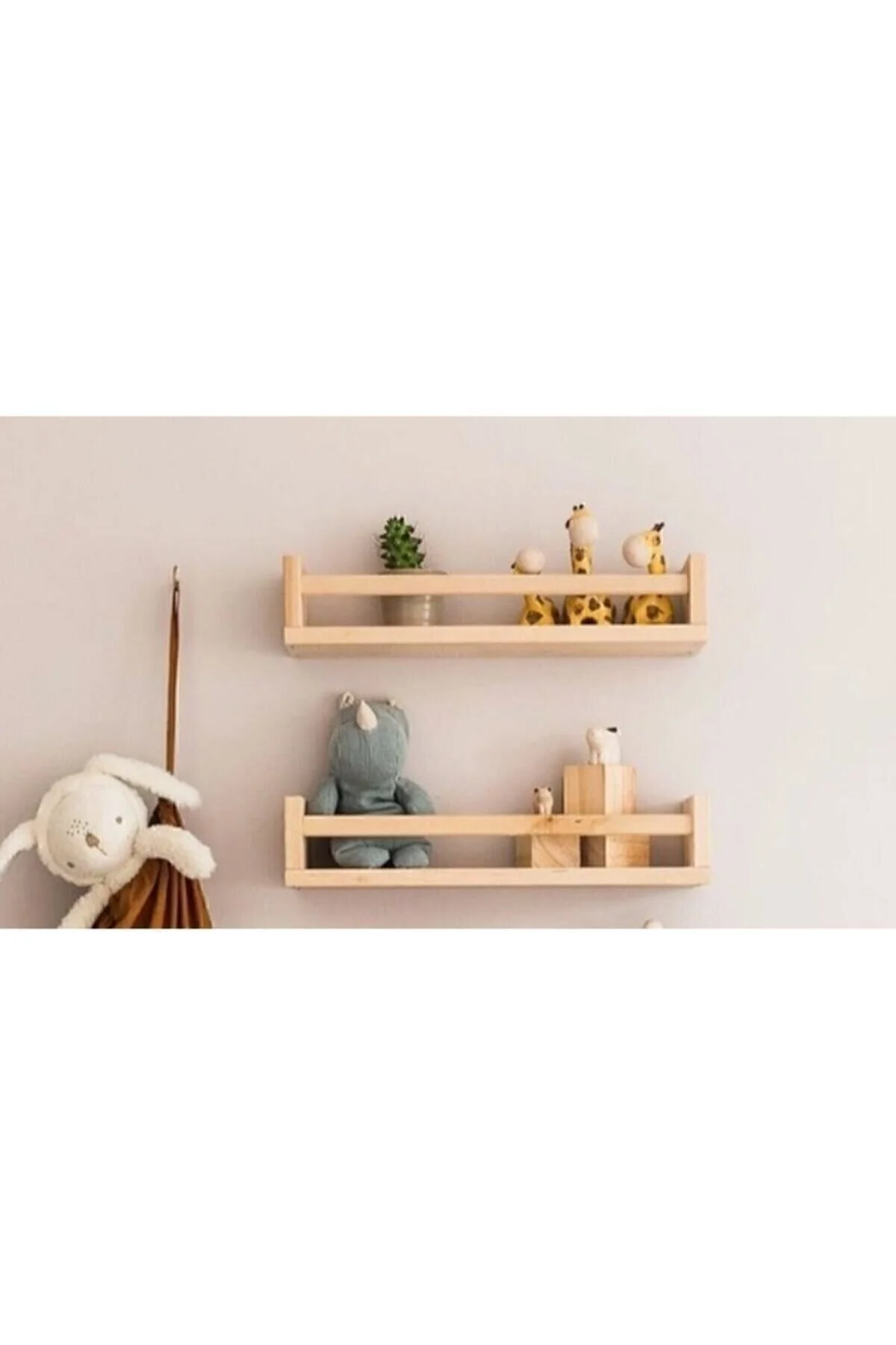 babyroomstore Ahşap Montessori Raf Bebek Çocuk Odası 2li Raf" Bebek-Çocuk Odası Fiyatı