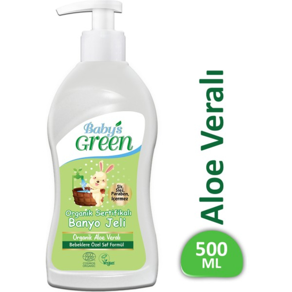 Baby's Green Organik Aloe Veralı Banyo Jeli 500ML Ecocosmos Bebek Sabunu Fiyatı