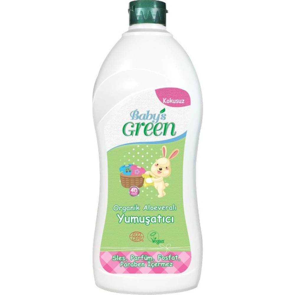Baby's Green Organik Aloe Veralı Bebek Çamaşır Yumuşatıcısı - Kokusuz - 750 ml Çamaşır Yıkama Fiyatı