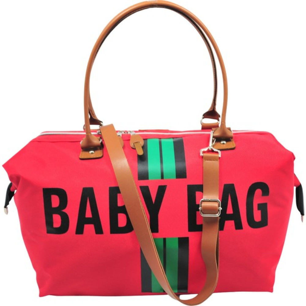 Babysi Baby Bag Tasarım -Anne Bebek Bakım Kadın Çantası - Kırmızı Bebek Bakım Çantası Fiyatı
