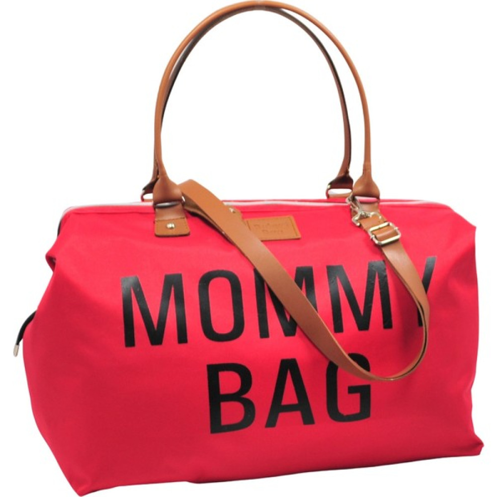 Babysi Mommy Bag Tasarımı Anne Bebek Bakım Kadın Çantası -Kırmızı Bebek Bakım Çantası Fiyatı