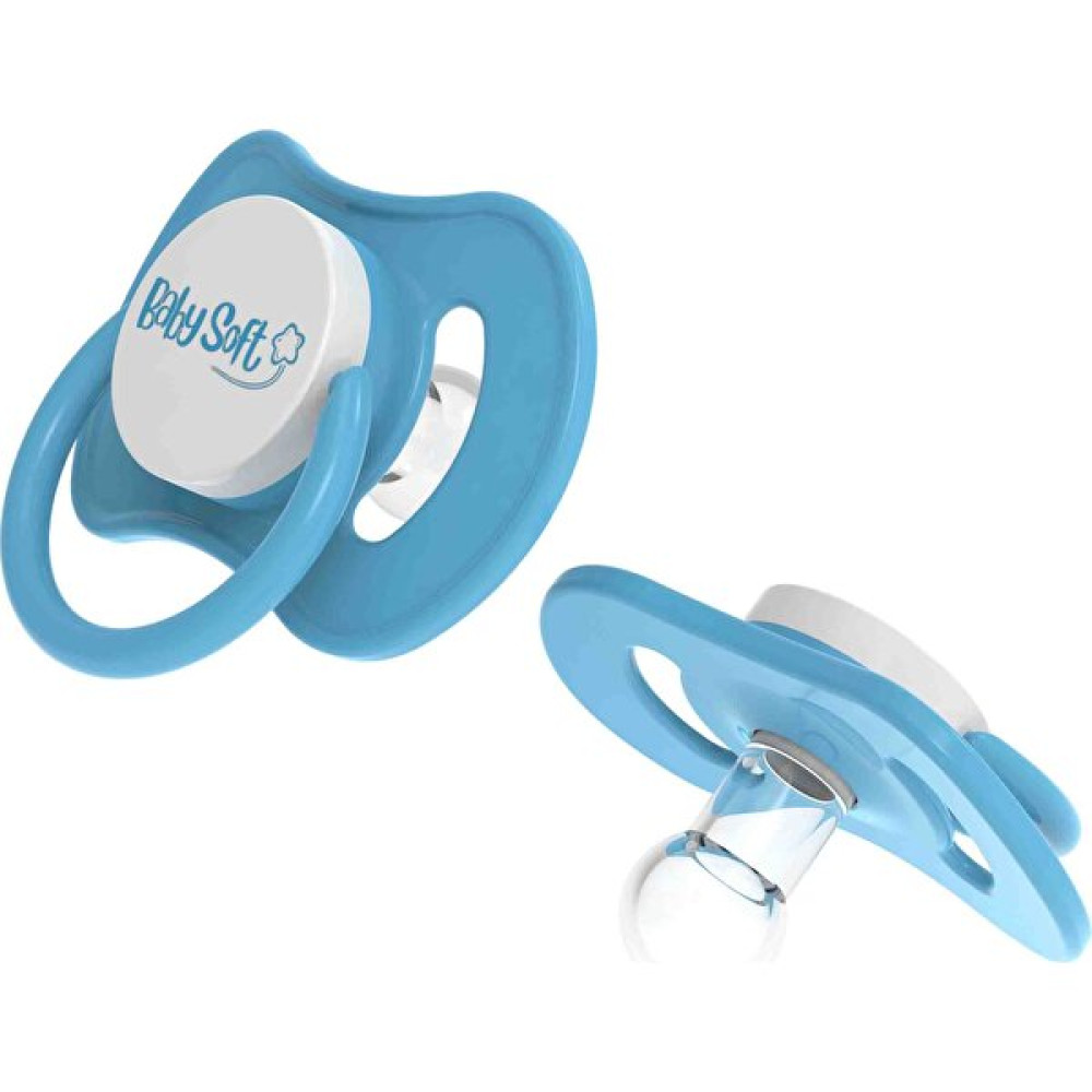 BabySoft  Yuvarlak Uçlu Mavi Emzik 0 - 6 Ay Kız - Erkek Emzik Fiyatı