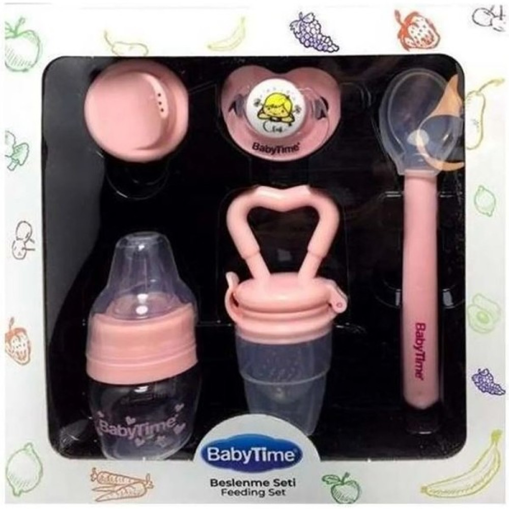 BabyTime Bebek Beslenme Seti - Pembe - Açık Pembe Oto Boyaları Fiyatı