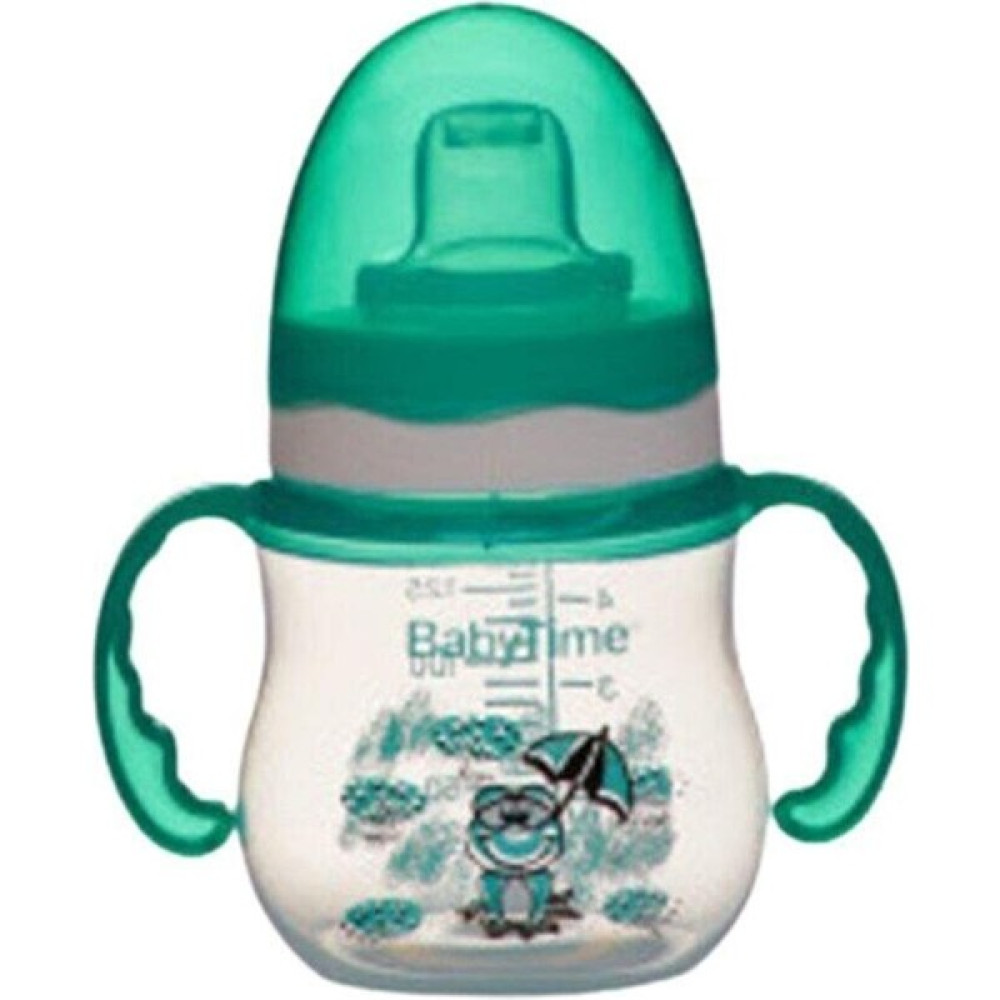 Babytime Damla Akıtmaz Kulplu Bardak 150 ml - Yeşil Oto Boyaları Fiyatı