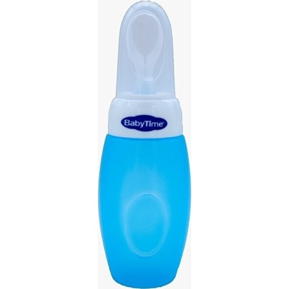 Babytime Kaşıklı Mama Biberonu Mavi BT086 Biberon Fiyatı