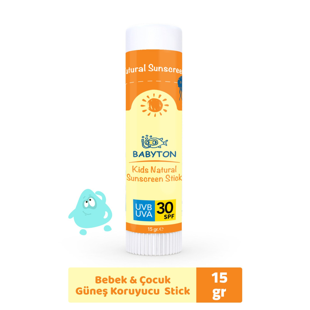 BABYTON Doğal Güneş Koruyucu Stick 15 ml Bebek Güneş Kremi Fiyatı