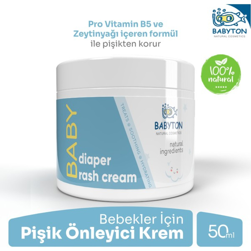 Babyton Doğal Içerikli Bebek Pişik Kremi 50 ml Pişik Önleyici Krem Fiyatı