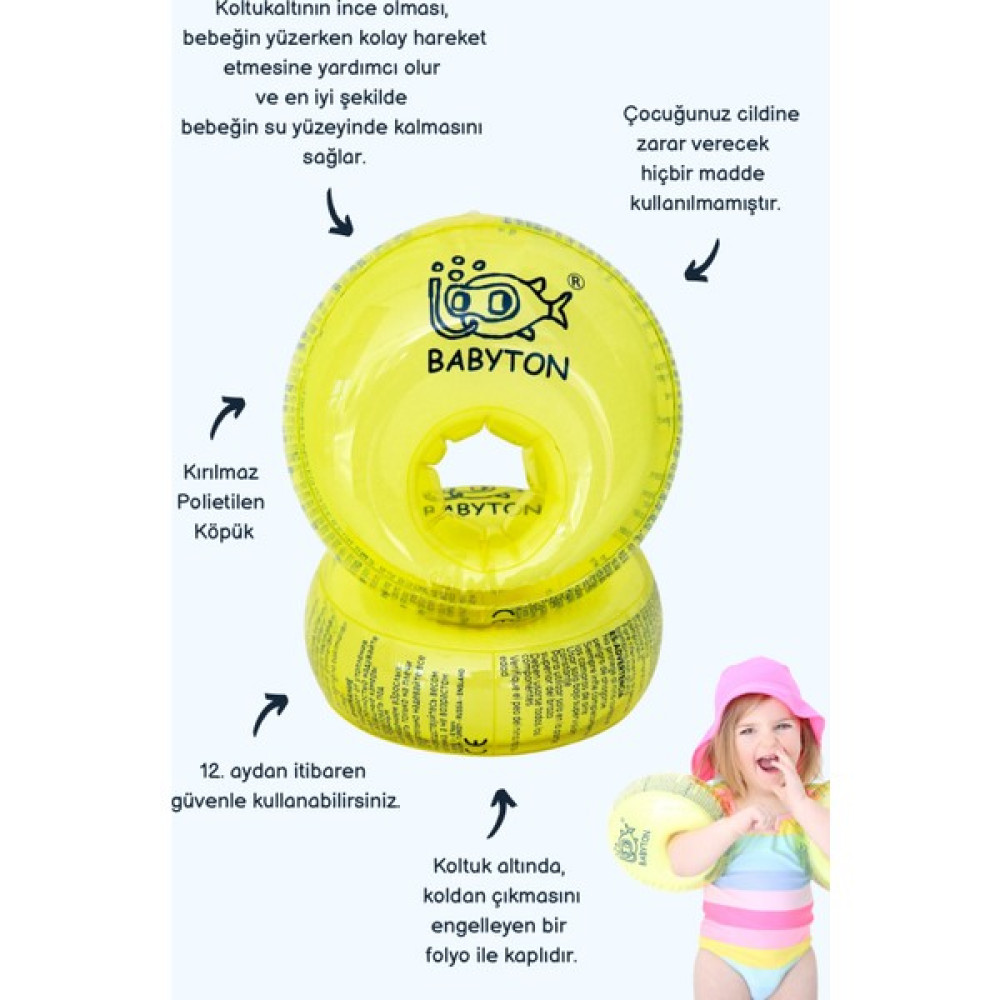 Babyton Swimsafe Kolluk 1-6 Yaş - 1 Yaş - Açık Yeşil Açık Hava, Deniz ve Spor Oyuncakları Fiyatı