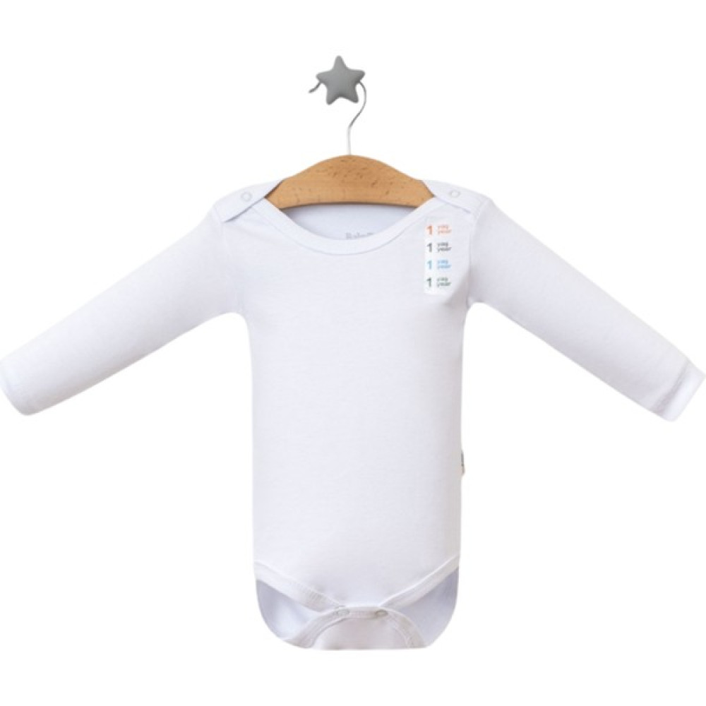 Babytoo Uzun Kollu Çıtçıtlı Body, Bebek Zıbın 4'lü (1-3-6-9 Ay) Bebek Zıbın Seti Fiyatı
