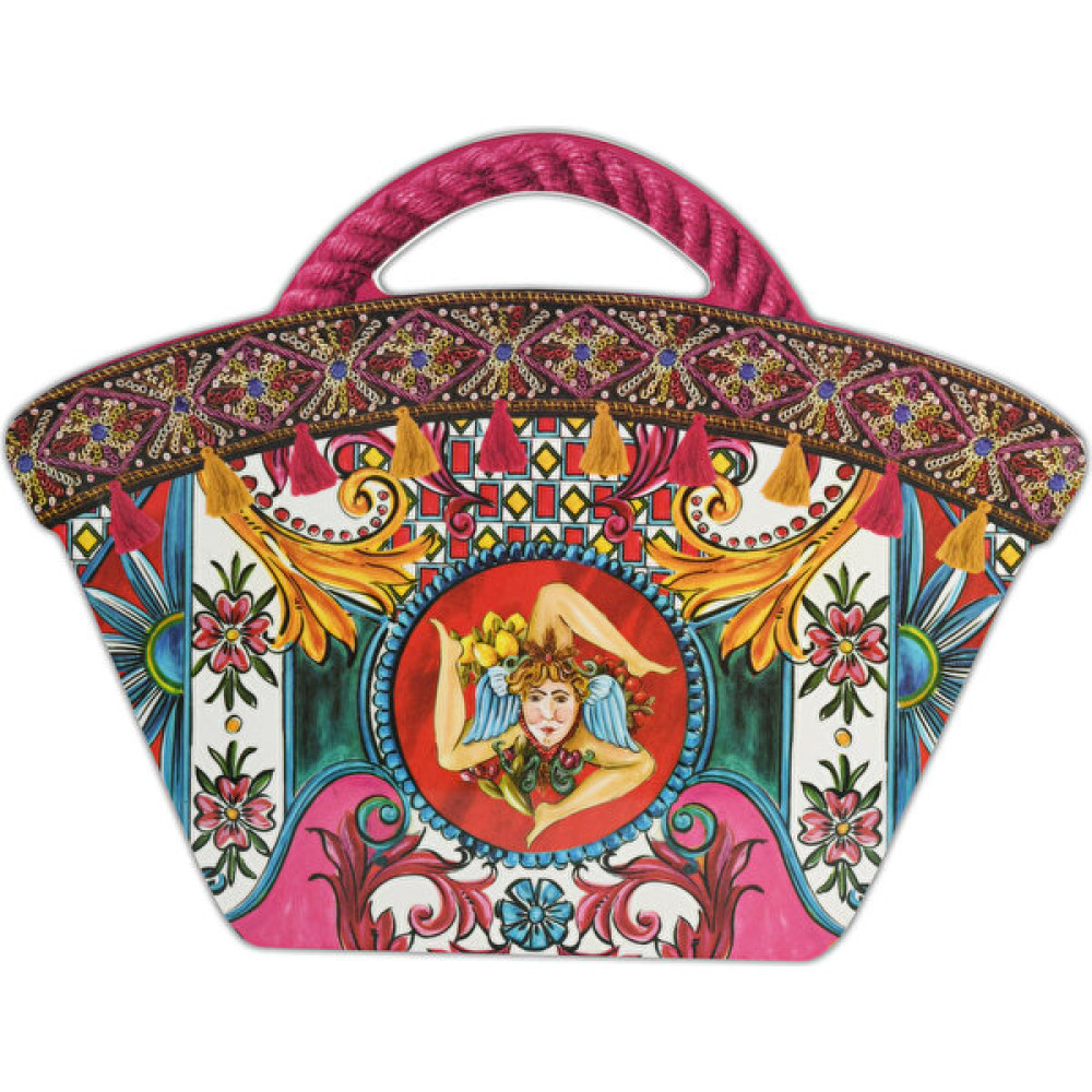 Baci Milano Bag Sıcıly Kesme Tahtası 22,5*18 cm Küçük - Fuşya Kesme Tahtaları / Kesim Tablaları Fiyatı