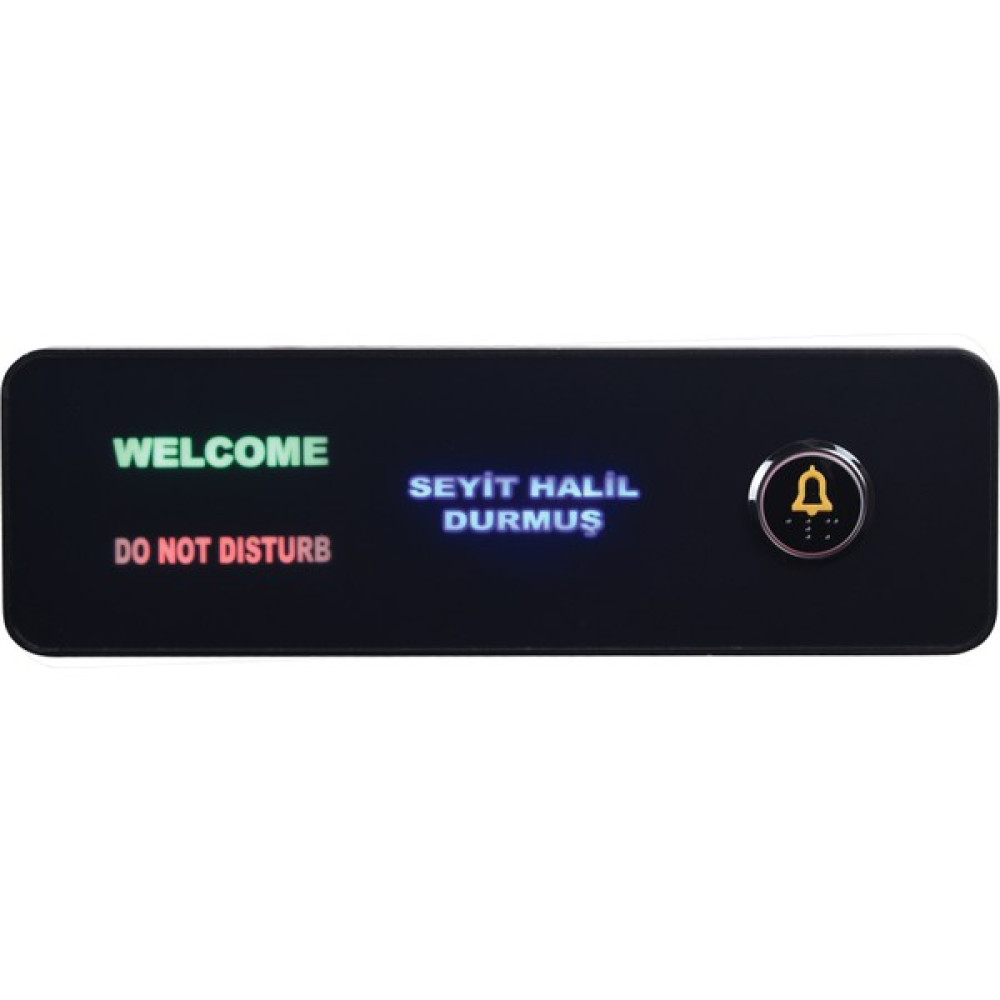 Back Home LED Işıklı Isimli Dekoratif Kapı Zili Butonu Oto Boyaları Fiyatı