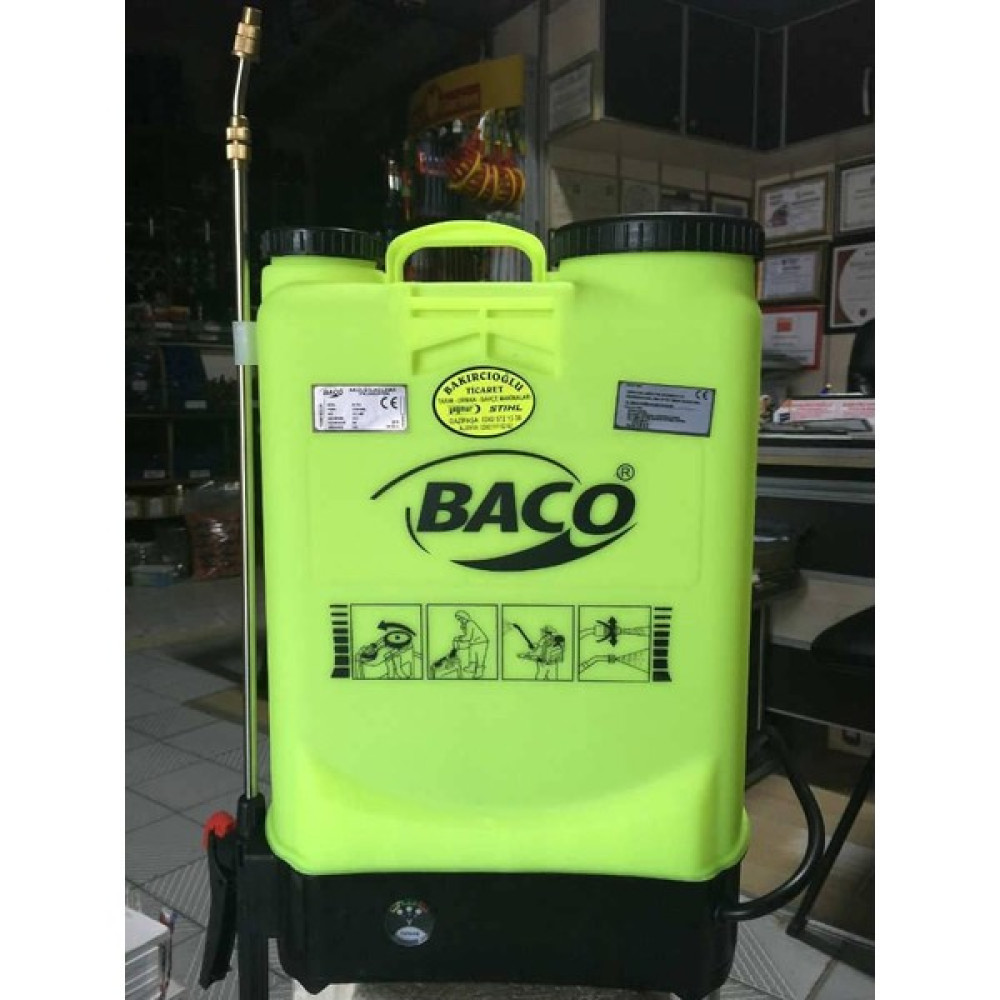 Baco Akülü Pompa 16 Lt BC-16A İlaçlama Makinesi Fiyatı