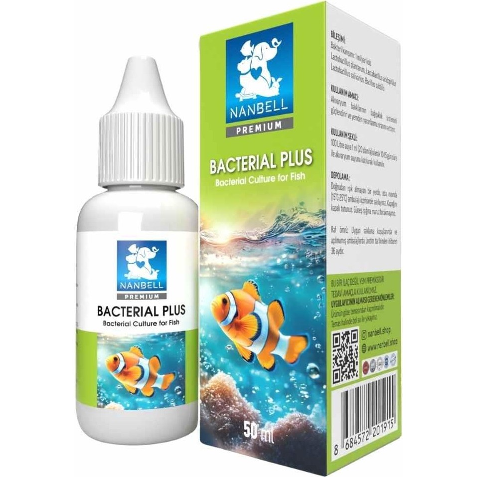 Bacterial Plus 50ML – Akvaryum Balıkları Için Baakteri Kültürü Evcil Hayvan Ürünleri Fiyatı