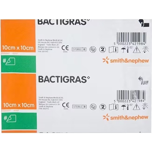BACTIGRAS-KLORHEKDISIN Tül Yara Yanık Bakım Örtüsü 10cmX10cm 2 Kutu (20 Adet) - 10x10 SSD / Solid State Drive Fiyatı