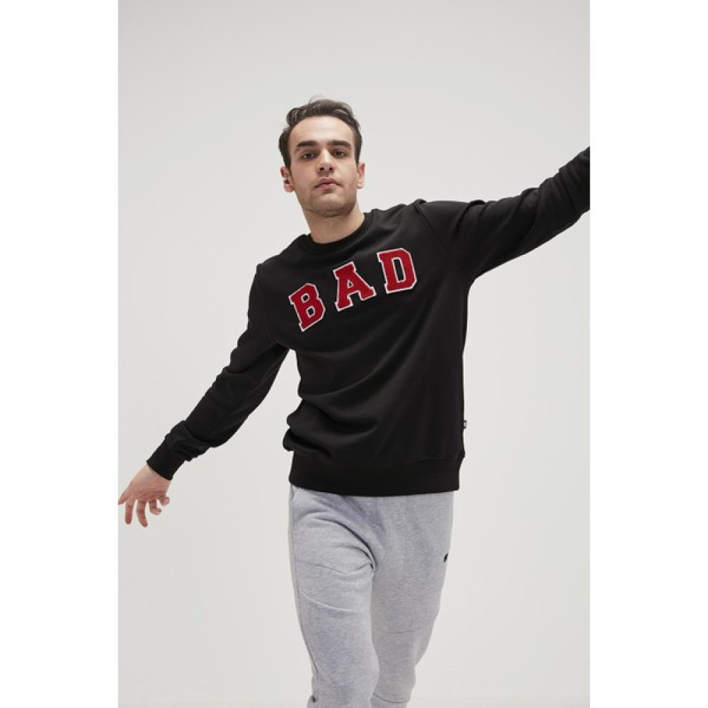 Bad Bear Bad Convex Erkek Siyah Sweatshirt Erkek Sweatshirt Fiyatı