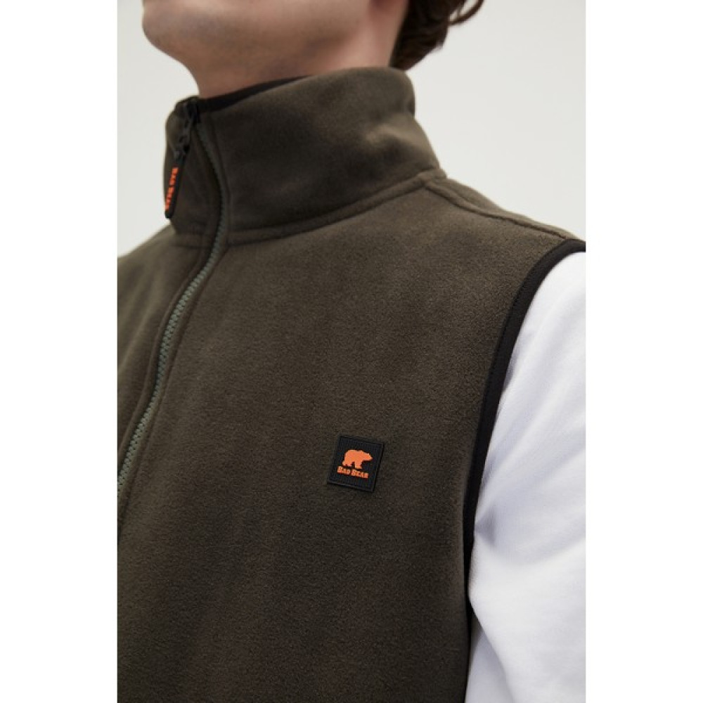 Bad Bear Burner Polar Vest Haki Erkek Sweatshirt Fiyatı