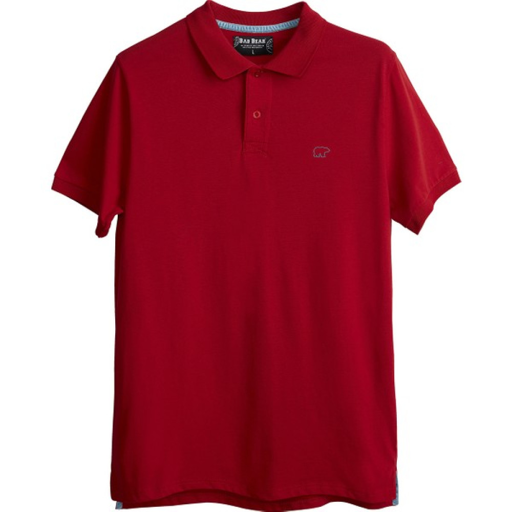 Bad Bear Erkek Kırmızı Polo T-Shirt Erkek T-shirt Fiyatı