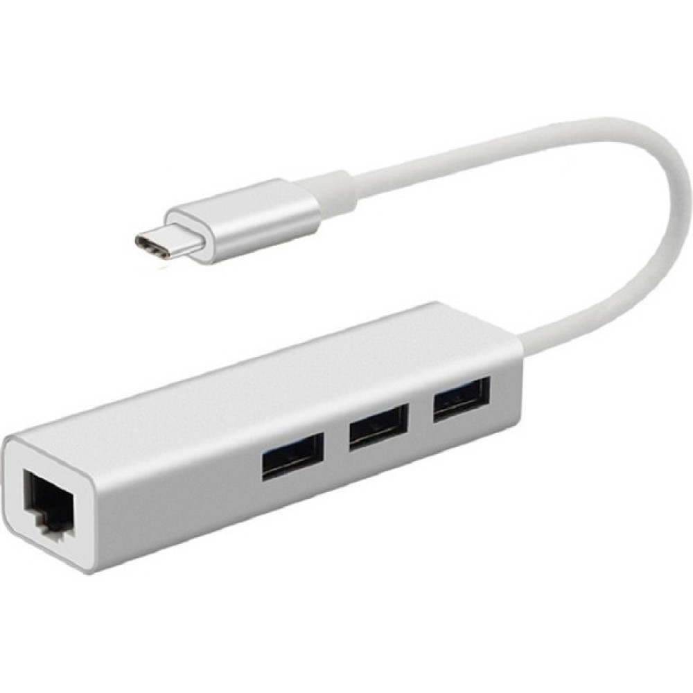 Badatrend 4 In 1 Ethernet USB Girişli Type C Çoklayıcı 3 Port Ethernet RJ45 Internet Adaptör Bilgisayar Çevirici ve Adaptörü Fiyatı