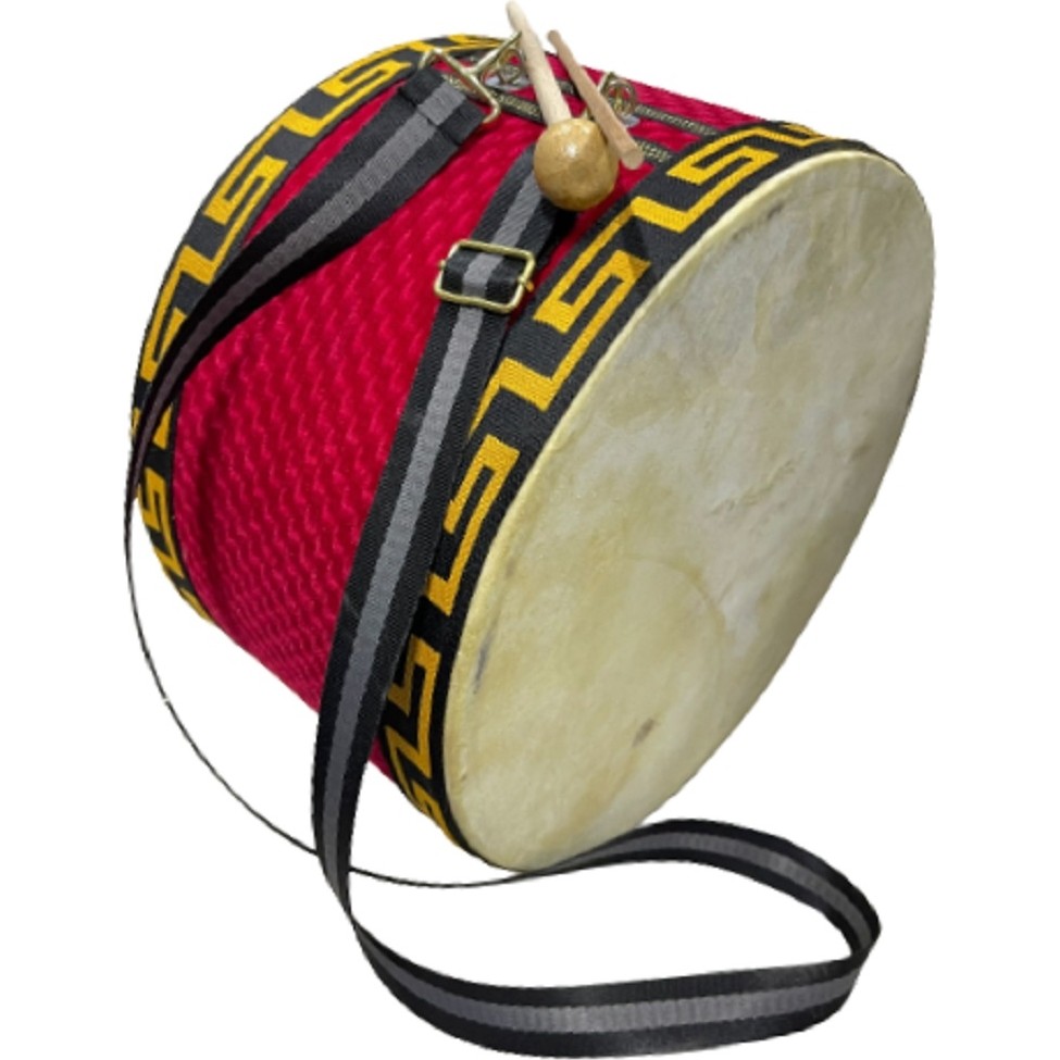 Bade Müzik Çocuk Davulu 30 cm Askılı Ağaç Kasnak Keçi Derisi Vurmalı Çalgılar Fiyatı