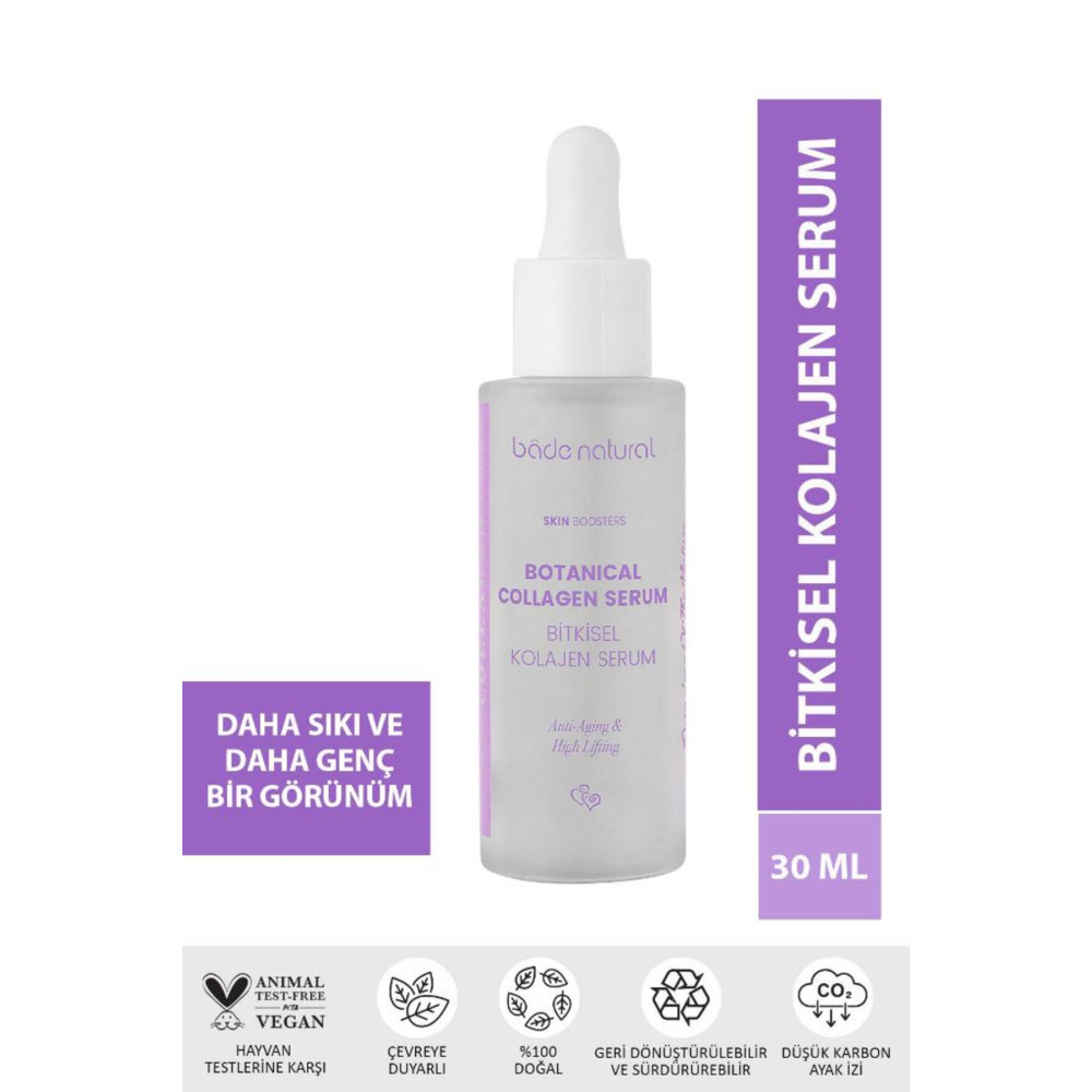 Bade Natural Bitkisel Kolajen Yüz Serumu Yaşlanma Ve Kırışıklık Karşıtı 30 ml Cilt ve Yüz Bakımı Fiyatı