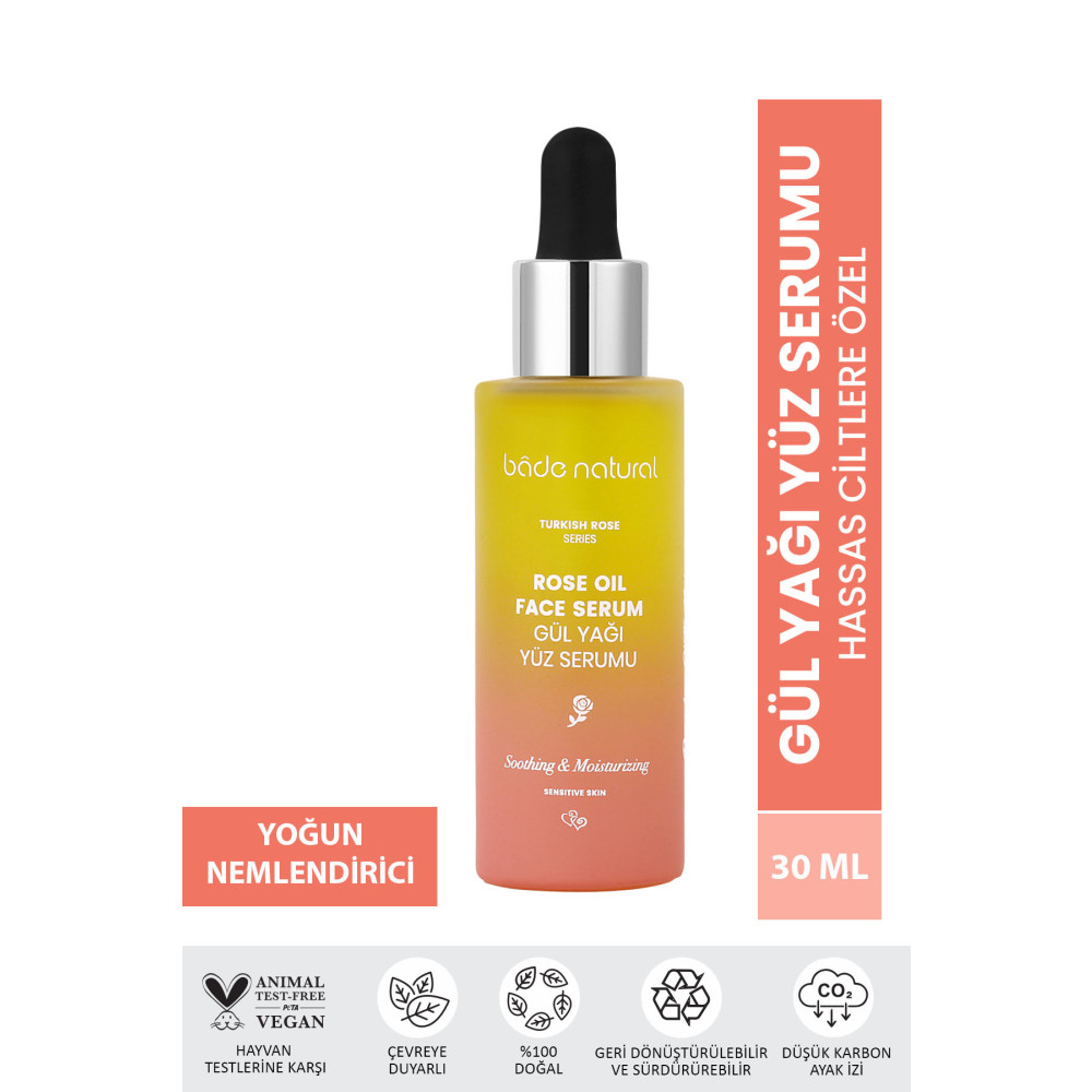 Bade Natural Gül Yağı Antioksidan Yüz Serumu 30 ml Cilt ve Yüz Bakımı Fiyatı