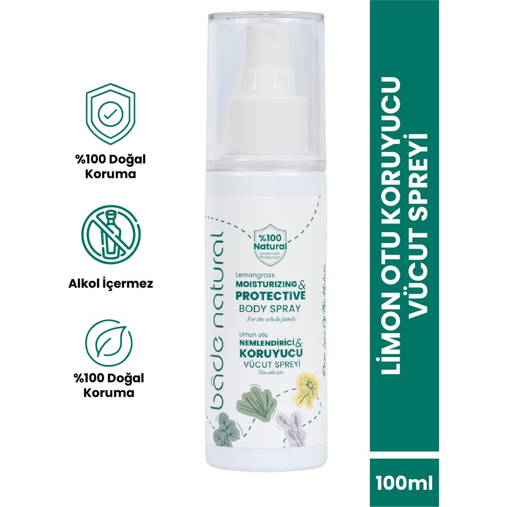 Bade Natural Limon Otu Koruyucu Vücut Spreyi 100 ml Diğer Fiyatı