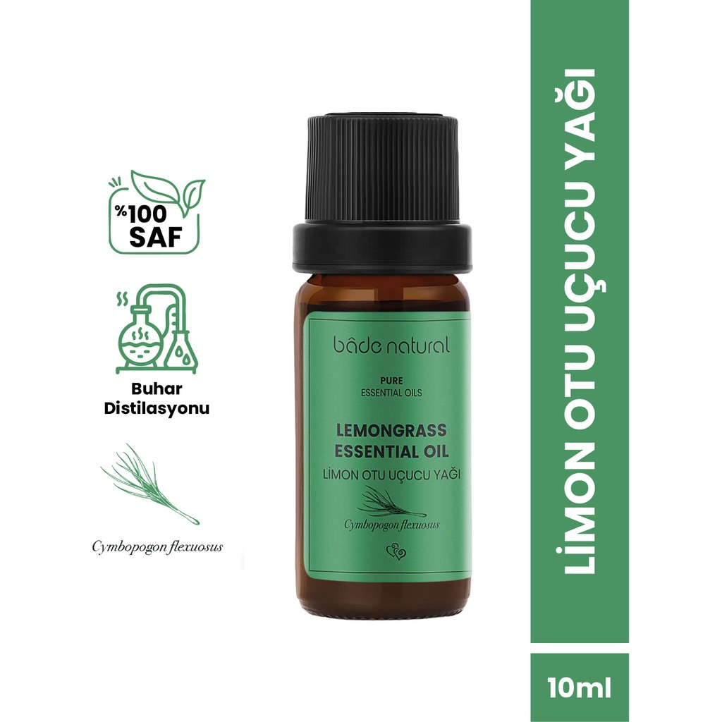 Bade Natural Limon Otu Uçucu Yağı 10 ml %100 Saf Rahatlatıcı ve Dengeleyici Etki Sunar Diğer Fiyatı