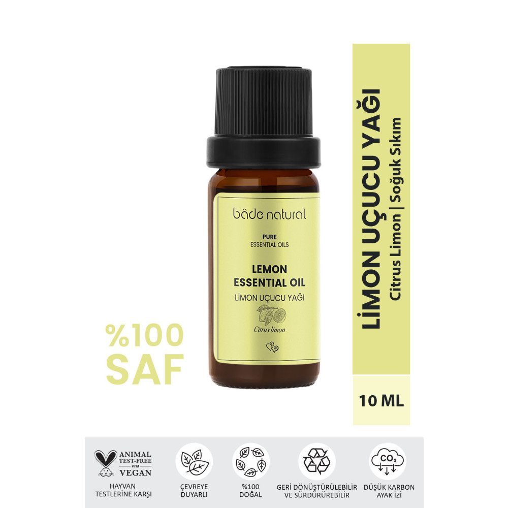 Bade Natural Limon Uçucu Yağı %100 Saf 10 ml Cilt ve Yüz Bakımı Fiyatı