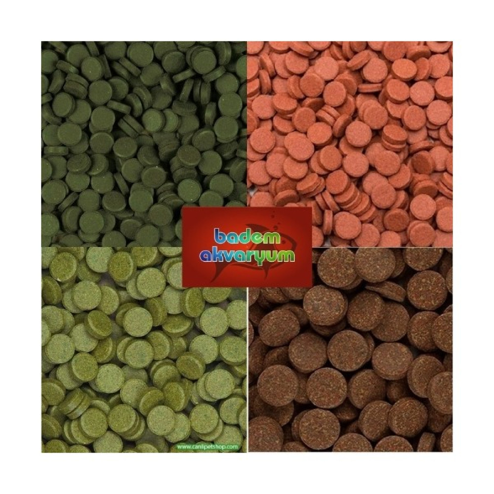 Badem Akvaryum Tropical Tablet Yem Paketi 5 Çeşit Tropical Tablet Yem 250 Adet Evcil Hayvan Ürünleri Fiyatı