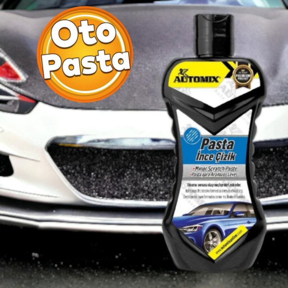 Badem10 Automix Araç Araba Otomobil Kaporta Boya Tampon Çamurluk Ince Çizik Giderici Pasta Pastası 200 ml Oto Çizik Giderici Fiyatı
