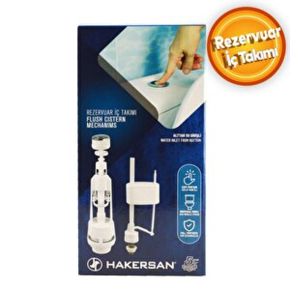 Badem10 Hakersan Rezervuar Basmalı İç Takım Klozet Sifon İç Takımı Rezervuar Fiyatı