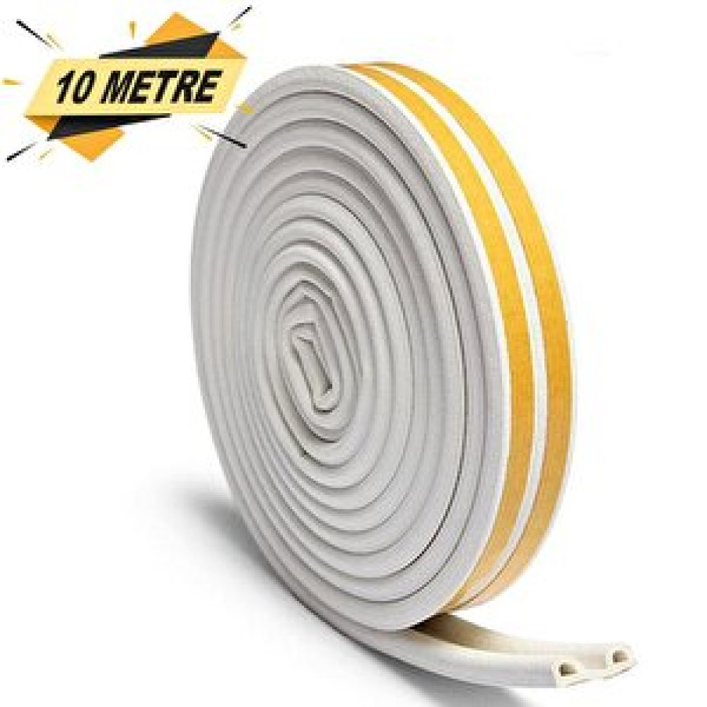 Badem10 Kapı Pencere Bandı Fitili Yapışkanlı Soğuk İzolasyon 5x2=10 Metre Beyaz Bant Fiyatı