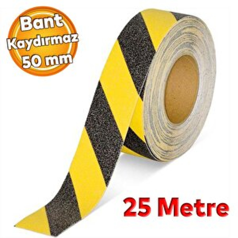 Badem10 Merdiven Yağmur Kar Kaygan Zemin Merdiven Basamak Kaydırmaz Bant Kaymaz Bant Siyah 50 Mm X 25 Mt Bant Fiyatı