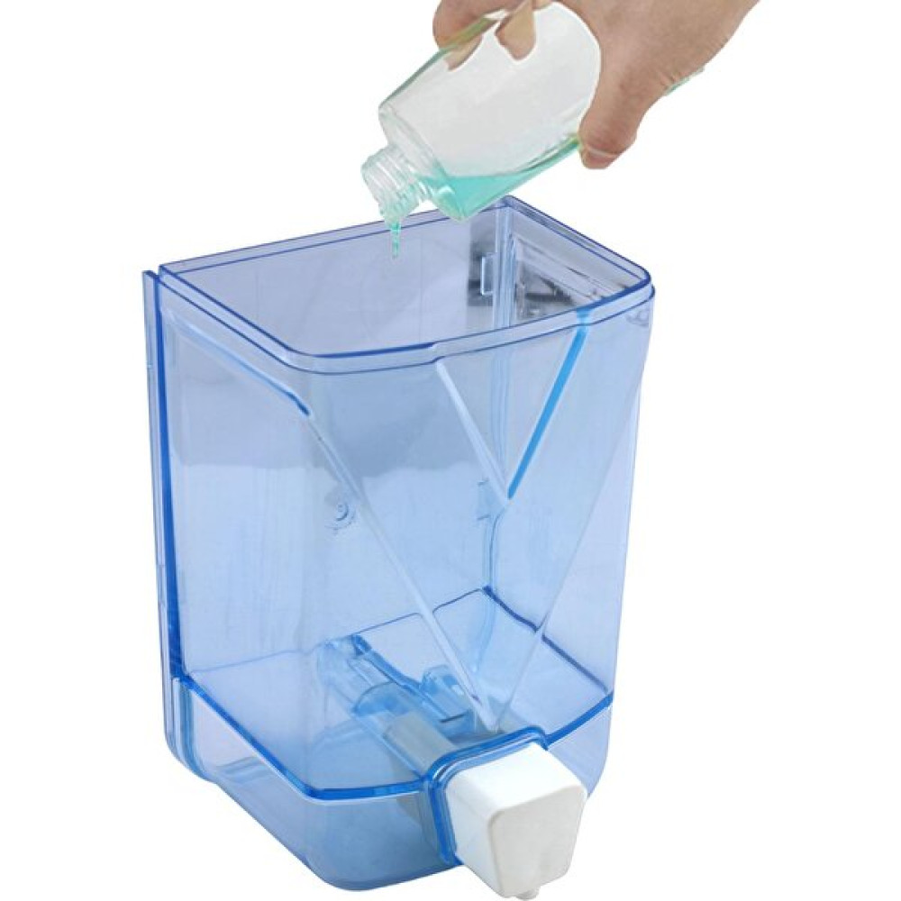 Badem10 Sıvı Sabunluk Duvara Monte Sıvı Sabunluk Plastik 1000 cc Şeffaf Sabunluk Fiyatı