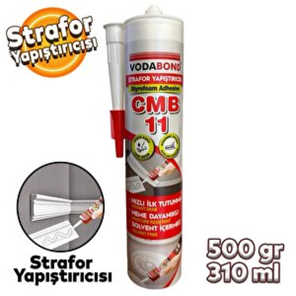 Badem10 Strafor Yapıştırıcısı Cbm 11 Stropiyer Tavan Kaplama Sıtrafor Yapıştırıcı 500gr 310ml Yapıştırıcı Fiyatı