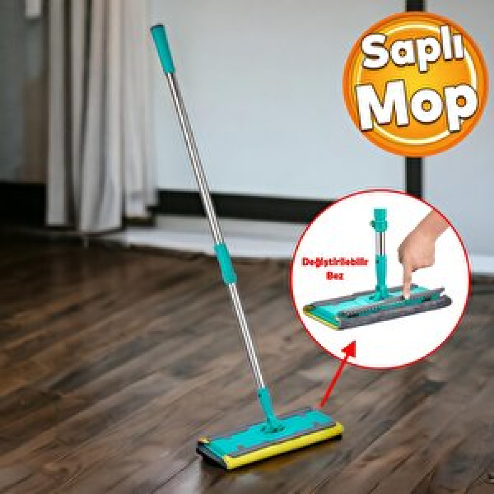 Badem10 Yüzey Yer Temizleme Emici 360 Derece Dönen Saplı Değiştirilebilir Mikrofiber Uzayabilen Yengeç Mop Paspas Fiyatı