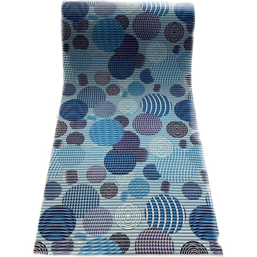 Bademler Halı Banyo Kaydırmaz Yolluk Aqua Mat Islak Zemin Paspası Puantiyeli Mavi Renk EN:65 Cm - 65cm x 3 mt Banyo Aksesuarları Fiyatı