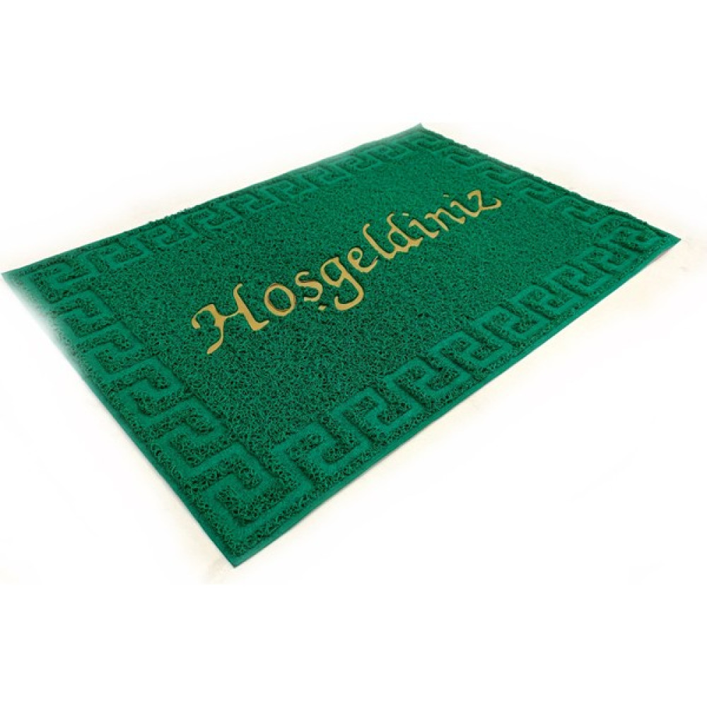 Bademler Halı Kapı Önü Paspas Hoşgeldiniz Yazılı Plastik Kıvırcık Paspas 40X60CM - 40 x 60 cm - Açık Yeşil Dış Mekan & Bahçe Oyuncakları Fiyatı
