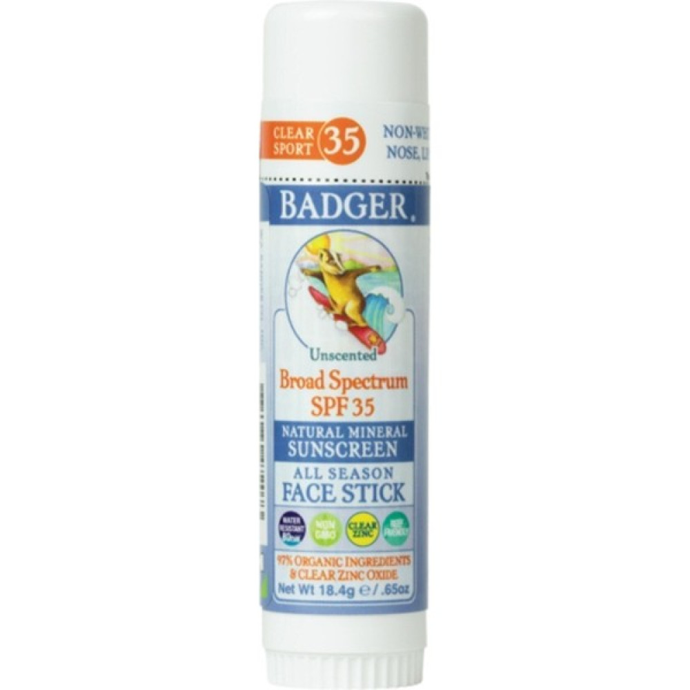 Badger Clear Zinc Kokusuz Güneş Kremi Stick SPF35 (Kolay Sürülüm) DB111-1121 Güneş Kremleri ve Losyonları Fiyatı