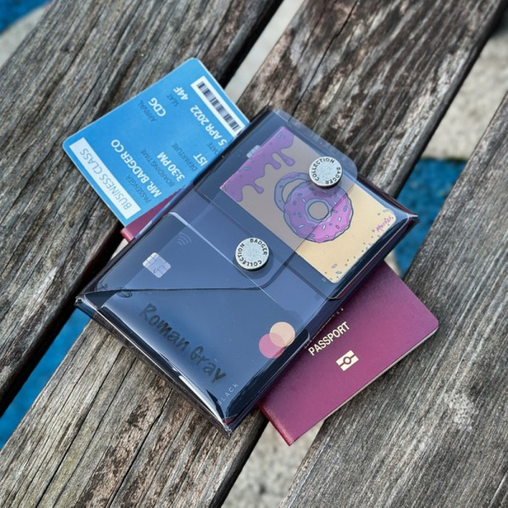Badger Collection Jellypass Duman Gri Pasaportluk Pasaport Cüzdanı Pasaport Kılıfı Minimal Hediye Tasarım Şeffaf Pvc Bayan Cüzdan Fiyatı