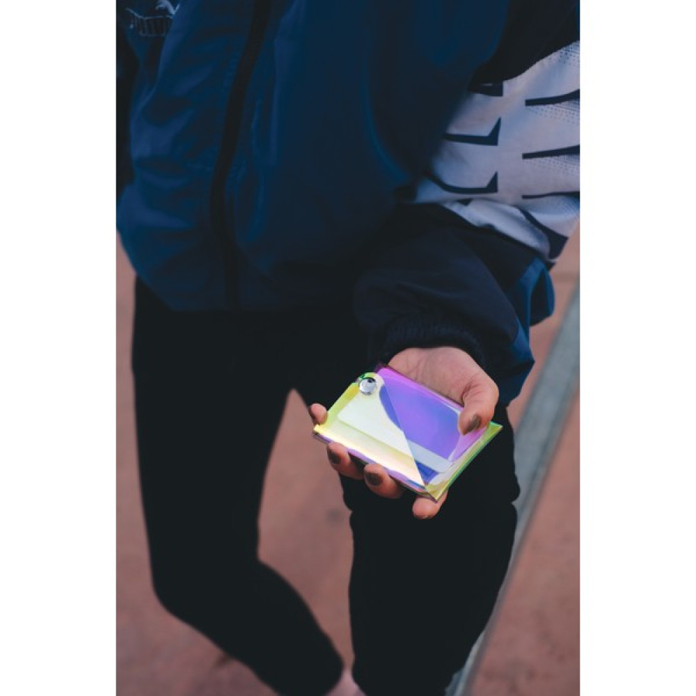 Badger Collection Katlanır Cüzdan Hologram Kartlanır Kartlık Erkek Kadın Unisex Minimal Hediye Tasarım Şeffaf Renkli Bayan Cüzdan Fiyatı