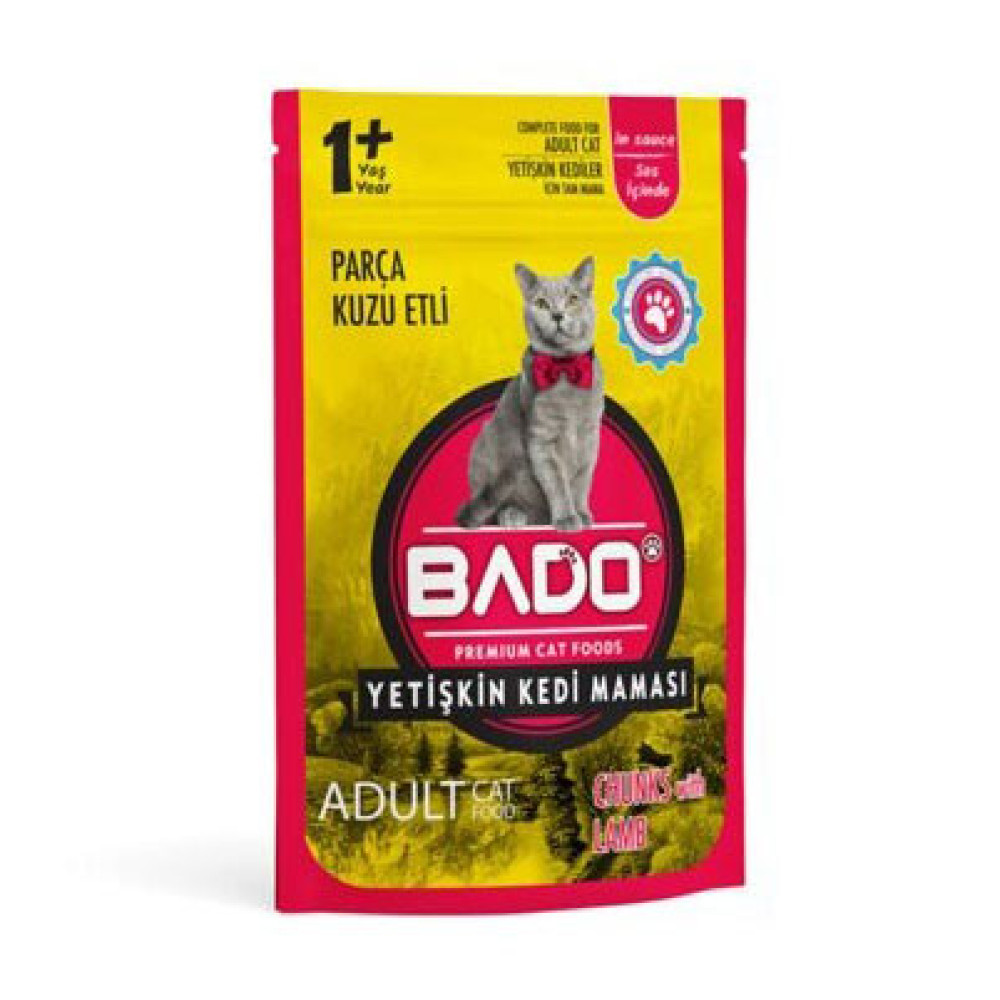 Bado Yaş Mama Yetişkin Kedi Yaş Maması 85 gr Kuzu Etli Evcil Hayvan Ürünleri Fiyatı